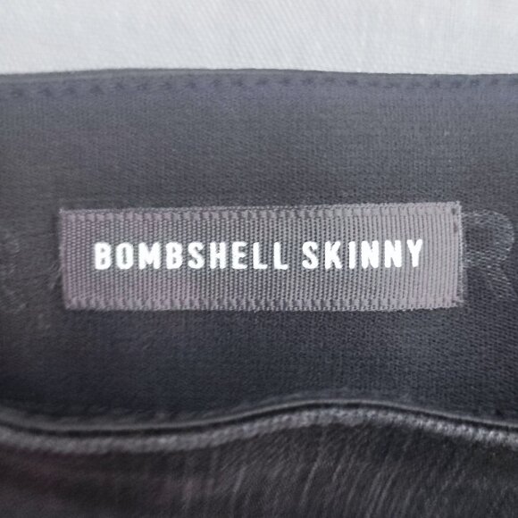 Torrid Bombshell Skinny jeans women's size 14R Grey High-rise premium stretch - Picture 6 of 13